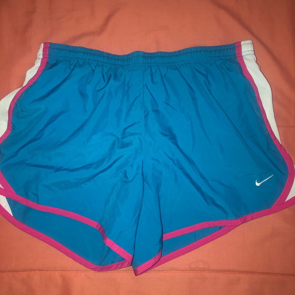Nike active running shorts aqua blue size XL